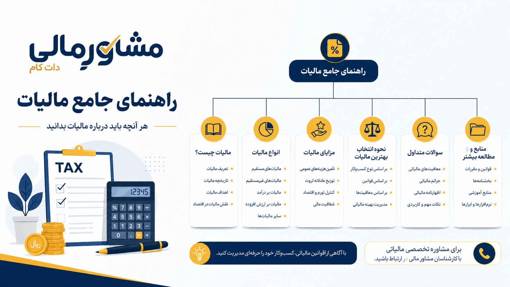 راهنمای جامع مالیات